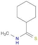 Cyclohexanecarbothioamide, N-methyl-