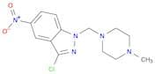3-Chloro-1-((4-methylpiperazin-1-yl)methyl)-5-nitro-1H-indazole