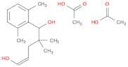 1-Pentene-1,5-diol, 5-(2,6-dimethylphenyl)-4,4-dimethyl-, diacetate, (Z)-