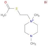 Piperazinium, 1-[2-(acetylthio)ethyl]-1,4-dimethyl-, bromide