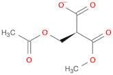 Propanedioic acid, (acetyloxy)methyl-, monomethyl ester, (S)-