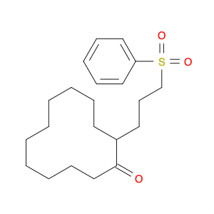 Cyclododecanone, 2-[3-(phenylsulfonyl)propyl]-