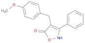 5(2H)-Isoxazolone, 4-[(4-methoxyphenyl)methyl]-3-phenyl-