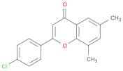 4H-1-Benzopyran-4-one, 2-(4-chlorophenyl)-6,8-dimethyl-