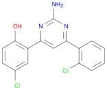 Phenol, 2-[2-amino-6-(2-chlorophenyl)-4-pyrimidinyl]-4-chloro-