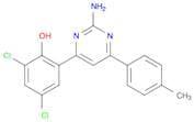 Phenol, 2-[2-amino-6-(4-methylphenyl)-4-pyrimidinyl]-4,6-dichloro-