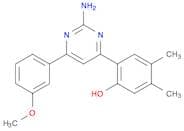 Phenol, 2-[2-amino-6-(3-methoxyphenyl)-4-pyrimidinyl]-4,5-dimethyl-