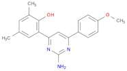 Phenol, 2-[2-amino-6-(4-methoxyphenyl)-4-pyrimidinyl]-4,6-dimethyl-