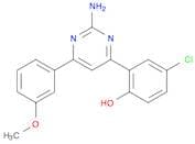 Phenol, 2-[2-amino-6-(3-methoxyphenyl)-4-pyrimidinyl]-4-chloro-