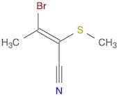 2-Butenenitrile, 3-bromo-2-(methylthio)-, (Z)-