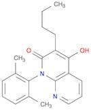 1,8-Naphthyridin-2(1H)-one, 3-butyl-1-(2,6-dimethylphenyl)-4-hydroxy-