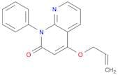 1,8-Naphthyridin-2(1H)-one, 1-phenyl-4-(2-propenyloxy)-