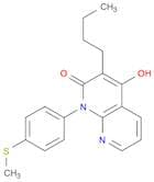 1,8-Naphthyridin-2(1H)-one, 3-butyl-4-hydroxy-1-[4-(methylthio)phenyl]-
