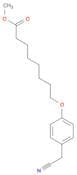 Octanoic acid, 8-[4-(cyanomethyl)phenoxy]-, methyl ester