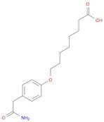Octanoic acid, 8-[4-(2-amino-2-oxoethyl)phenoxy]-