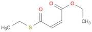 2-Butenoic acid, 4-(ethylthio)-4-oxo-, ethyl ester, (Z)-