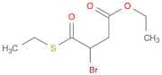 Butanoic acid, 3-bromo-4-(ethylthio)-4-oxo-, ethyl ester