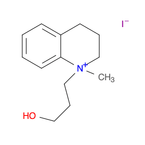 Quinolinium, 1,2,3,4-tetrahydro-1-(3-hydroxypropyl)-1-methyl-, iodide