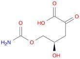 Pentanoic acid, 5-[(aminocarbonyl)oxy]-4-hydroxy-2-oxo-, (R)-