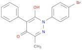 1-(4-Bromophenyl)-6-hydroxy-3-methyl-5-phenylpyridazin-4(1H)-one