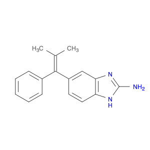 1H-Benzimidazol-2-amine, 5-(2-methyl-1-phenyl-1-propenyl)-