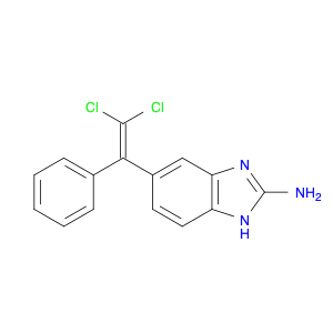 1H-Benzimidazol-2-amine, 5-(2,2-dichloro-1-phenylethenyl)-
