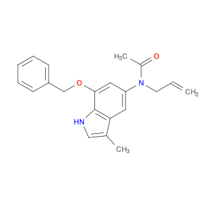 N-Allyl-N-(7-(benzyloxy)-3-methyl-1H-indol-5-yl)acetamide