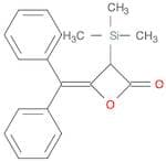 2-Oxetanone, 4-(diphenylmethylene)-3-(trimethylsilyl)-