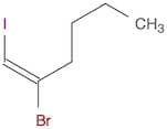 1-Hexene, 2-bromo-1-iodo-, (E)-