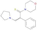 Morpholine, 4-[2-phenyl-3-(1-pyrrolidinyl)-1-thioxo-2-propenyl]-