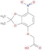 Acetic acid, [(2,2-dimethyl-7-nitro-1,3-benzodioxol-4-yl)oxy]-
