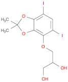 1,2-Propanediol, 3-[(5,7-diiodo-2,2-dimethyl-1,3-benzodioxol-4-yl)oxy]-