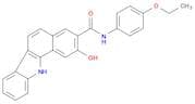 11H-Benzo[a]carbazole-3-carboxamide, N-(4-ethoxyphenyl)-2-hydroxy-