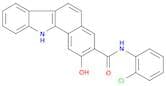 11H-Benzo[a]carbazole-3-carboxamide, N-(2-chlorophenyl)-2-hydroxy-
