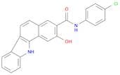 11H-Benzo[a]carbazole-3-carboxamide, N-(4-chlorophenyl)-2-hydroxy-