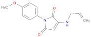 1H-Pyrrole-2,5-dione, 1-(4-methoxyphenyl)-3-(2-propenylamino)-
