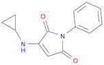 1H-Pyrrole-2,5-dione, 3-(cyclopropylamino)-1-phenyl-