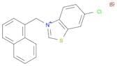 Benzothiazolium, 6-chloro-3-(1-naphthalenylmethyl)-, bromide