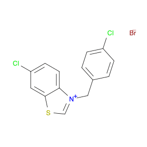 Benzothiazolium, 6-chloro-3-[(4-chlorophenyl)methyl]-, bromide
