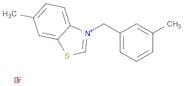 Benzothiazolium, 6-methyl-3-[(3-methylphenyl)methyl]-, bromide
