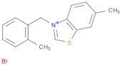 Benzothiazolium, 6-methyl-3-[(2-methylphenyl)methyl]-, bromide