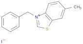 Benzothiazolium, 6-methyl-3-(phenylmethyl)-, iodide