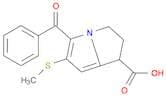 1H-Pyrrolizine-1-carboxylic acid, 5-benzoyl-2,3-dihydro-6-(methylthio)-