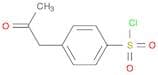 Benzenesulfonyl chloride, 4-(2-oxopropyl)-