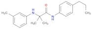 Propanamide, 2-methyl-2-[(3-methylphenyl)amino]-N-(4-propylphenyl)-