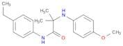 Propanamide, N-(4-ethylphenyl)-2-[(4-methoxyphenyl)amino]-2-methyl-