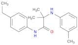Propanamide, N-(4-ethylphenyl)-2-methyl-2-[(3-methylphenyl)amino]-
