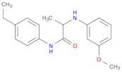 Propanamide, N-(4-ethylphenyl)-2-[(3-methoxyphenyl)amino]-