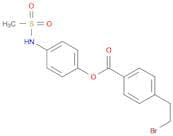 Benzoic acid, 4-(2-bromoethyl)-, 4-[(methylsulfonyl)amino]phenyl ester