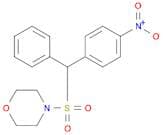 Morpholine, 4-[[(4-nitrophenyl)phenylmethyl]sulfonyl]-